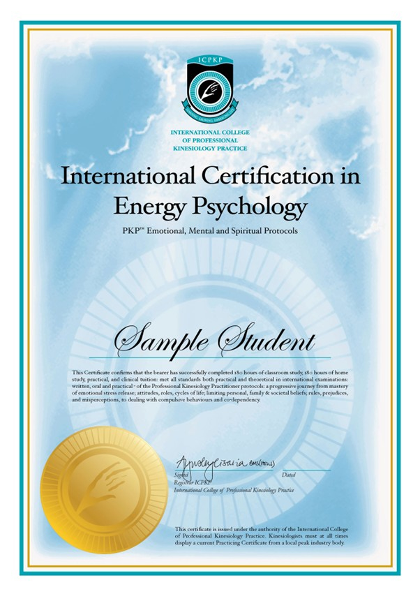 International Certification in Energy Psychology (ICPKP)